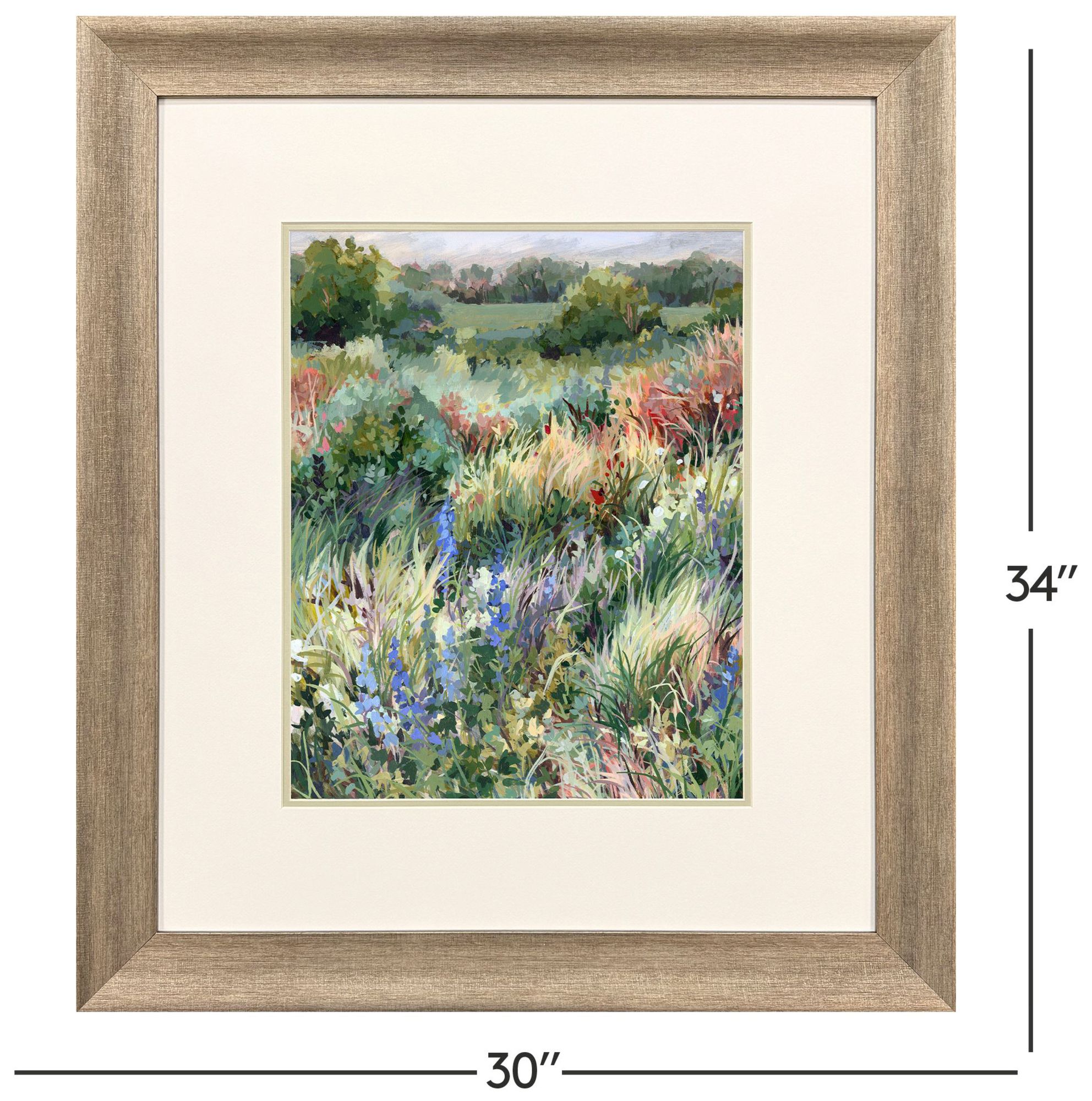 Image 5 Storyteller 30"W x 34"H Framed Art more views