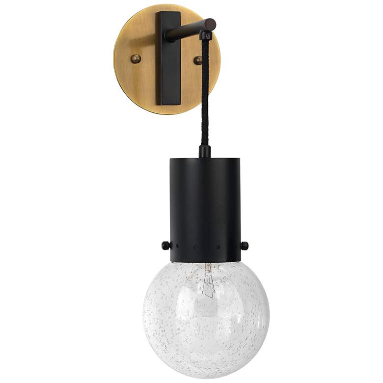 Image 1 Strada 14" High Oil-Rubbed Bronze Pendant Wall Sconce