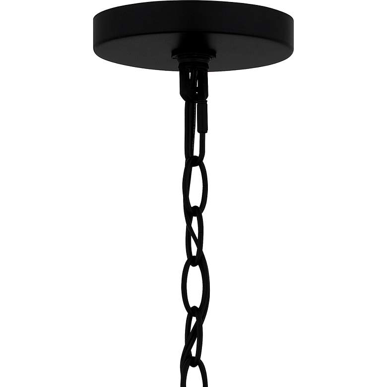 Image 6 Strader 1-Light Matte Black Outdoor Hanging Lantern more views