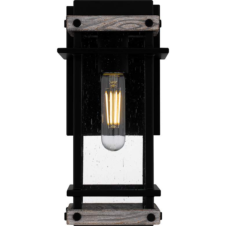 Image 5 Strader 1-Light Matte Black Outdoor Wall Lantern more views