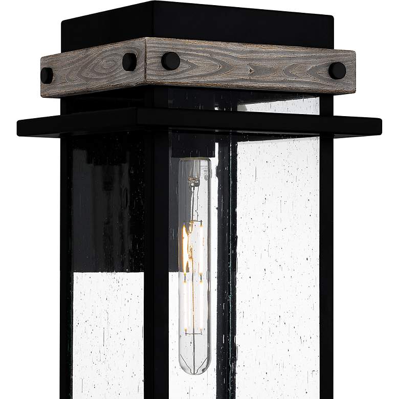 Image 7 Strader 1-Light Matte Black Outdoor Wall Lantern more views