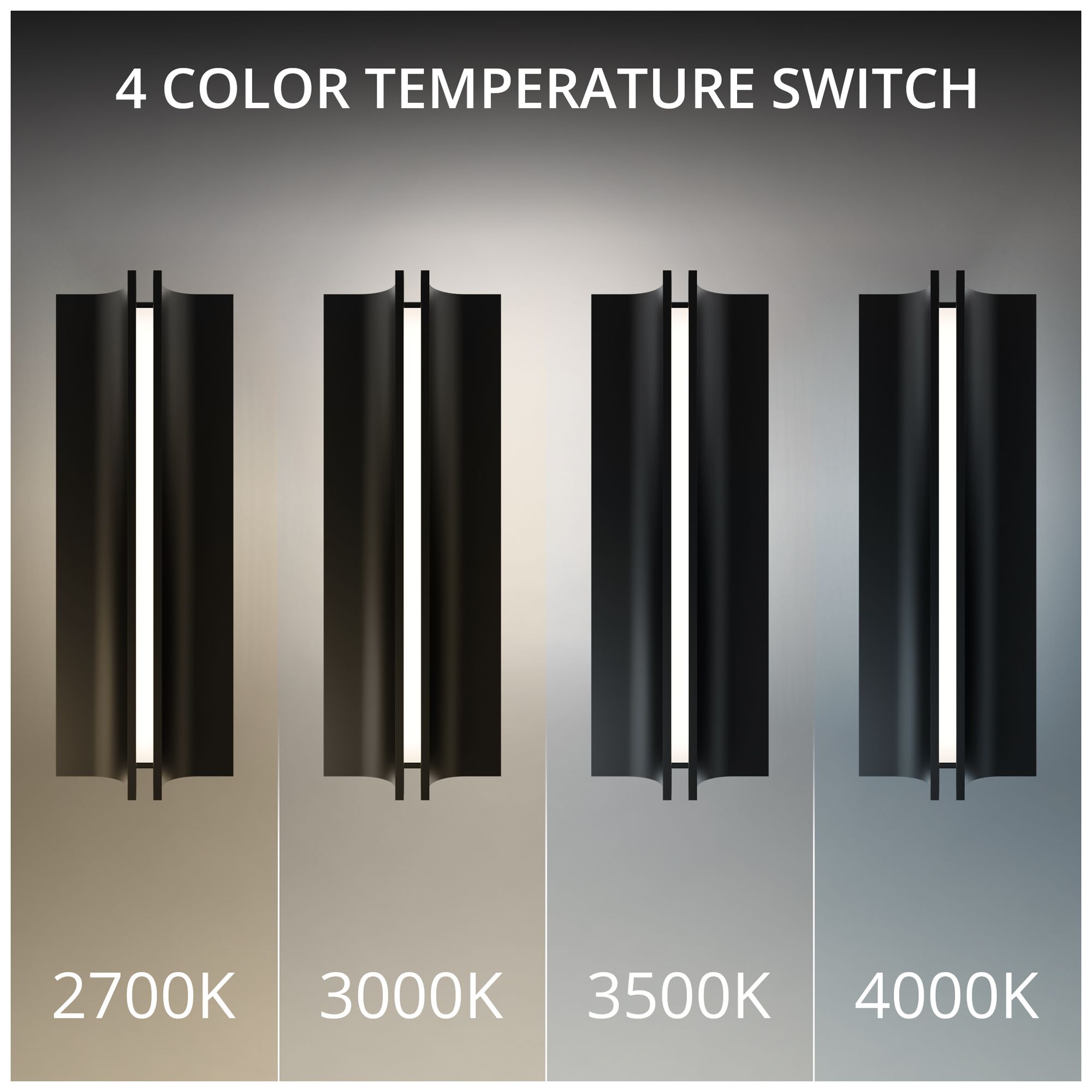 Image 4 Strait 16"H x 6"W 1-Light Outdoor Wall Light in Black more views