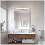 4_Straitaway 2.75"H x 24"W 1-Light Bath Vanity & Wall Light in Brushed Nickel more views