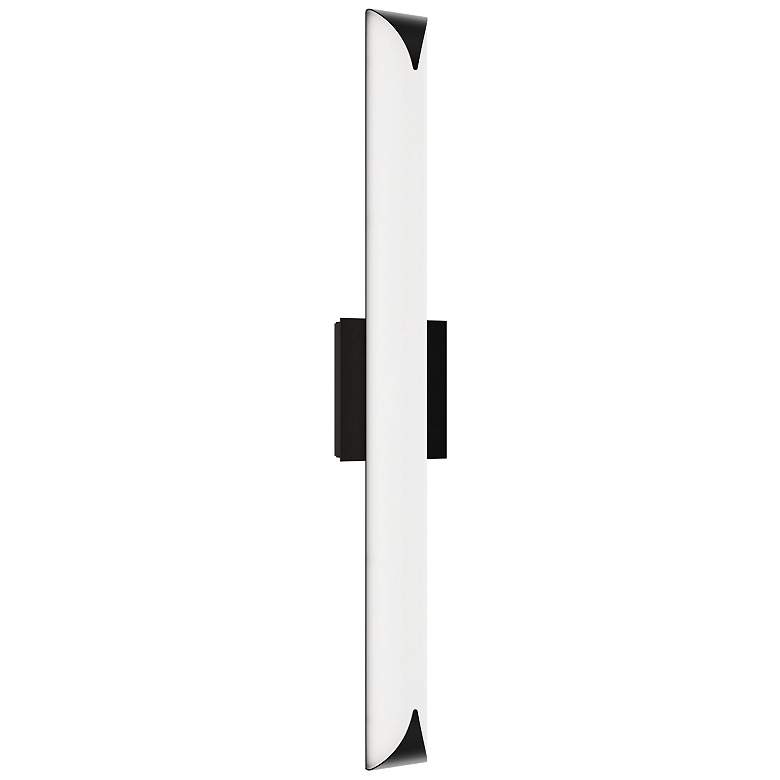 Image 1 Straitaway 2.75"H x 32"W 1-Light Bath Vanity & Wall Light in Black