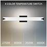 2_Straitaway 2.75"H x 32"W 1-Light Bath Vanity & Wall Light in Black more views