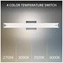 2_Straitaway 2.75"H x 32"W 1-Light Bath Vanity & Wall Light in Brushed Nickel more views