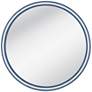 1_Straits Bright Blue 42" Oversized Round Wall Mirror