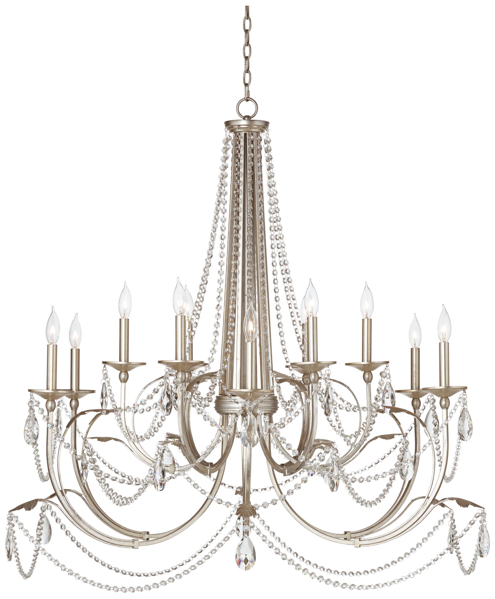 silver leaf light fixture