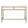 7_Strand Shagreen Desk, Pearl Shagreen, Brushed Gold more views