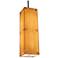 Strata 12" Wide Dark Iron and Tea Stained Pendant 0-10V LED