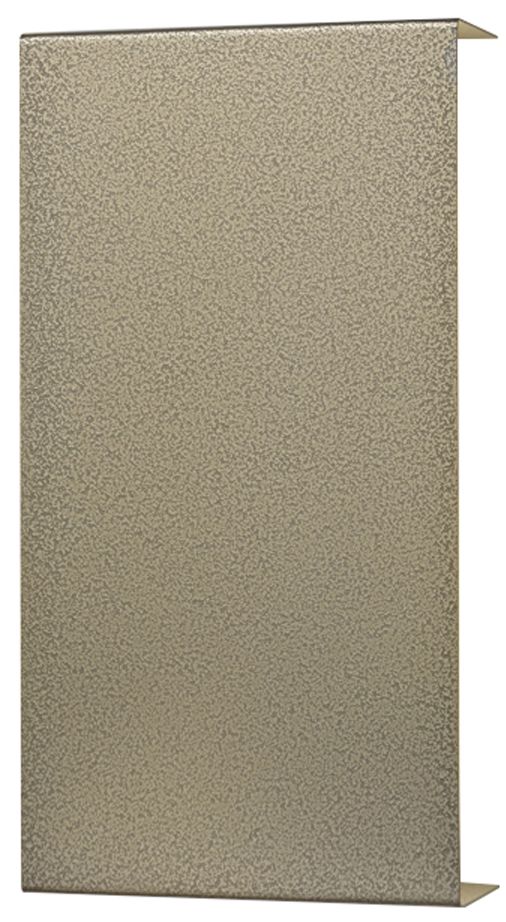 Strata 14" High Smokey Brass|Opal Acrylic ADA Sconce 0-10V LED