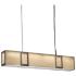 Strata 24" Bronze Age and Caramel Onyx LED Linear Suspension