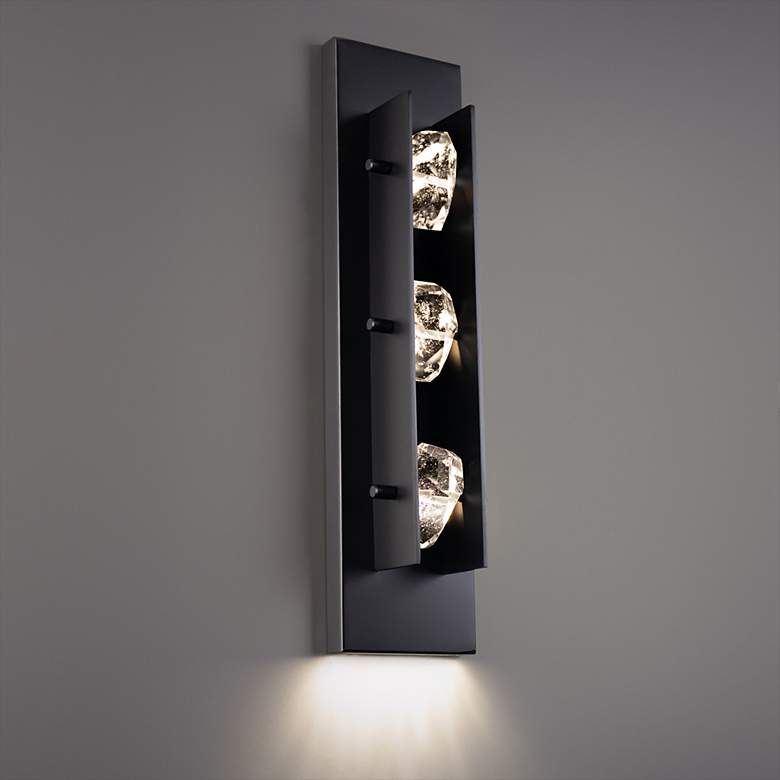 Image 1 Strata 3 Light LED Outdoor Wall Light
