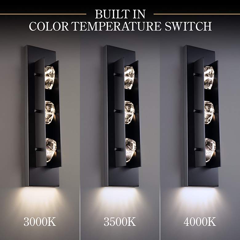 Image 5 Strata 3 Light LED Outdoor Wall Light more views