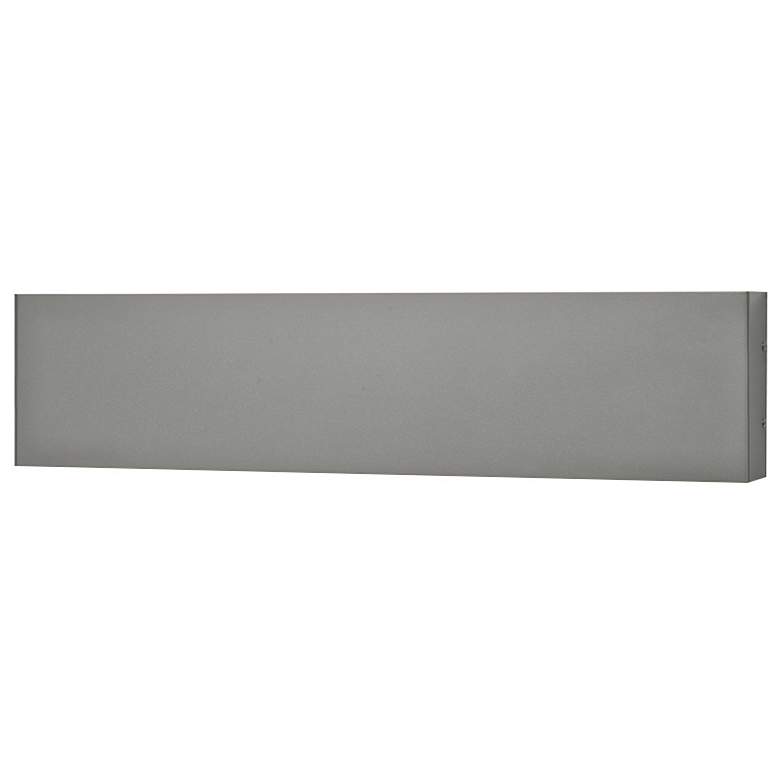 Image 1 Strata 5 1/2 inchH Satin Pewter and Opal Acrylic ADA Sconce LED