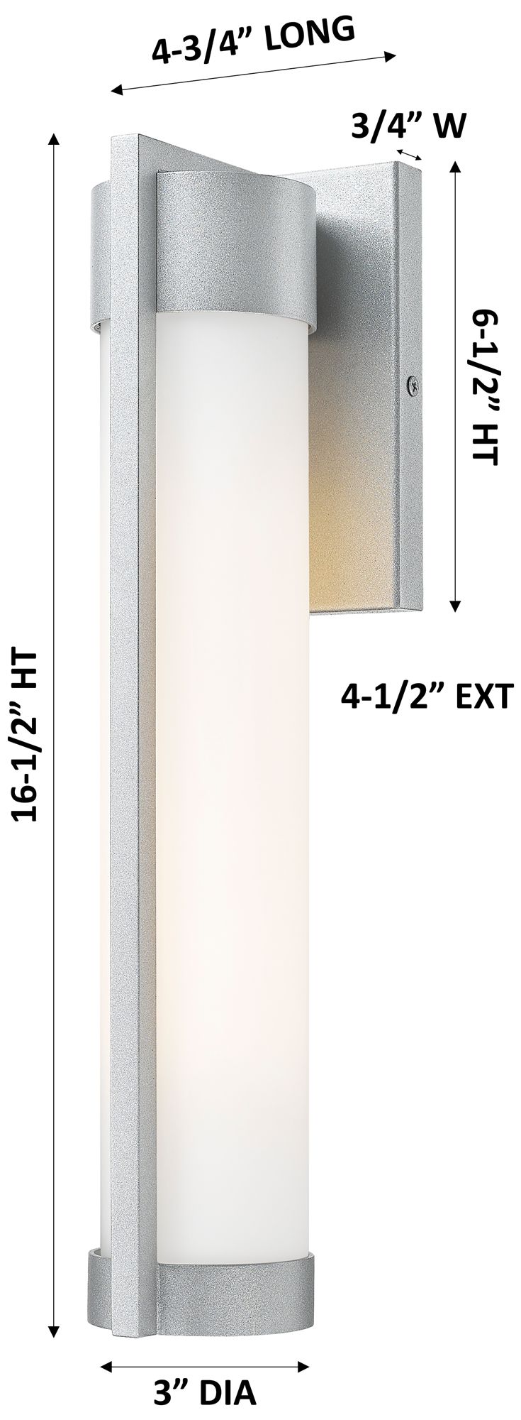 Image 3 Stratford 16" Silver Coastal Outdoor Sconce With Striped White Glass more views