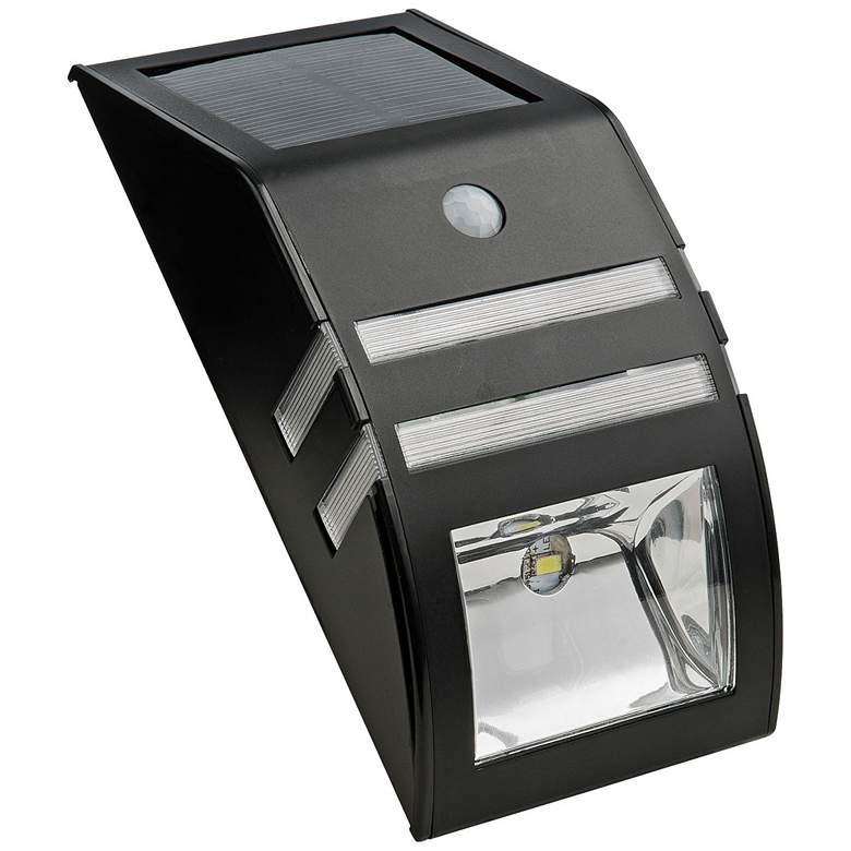 Image 1 Stratmore 6 3/4 inchH Stainless Steel Solar LED Security Light