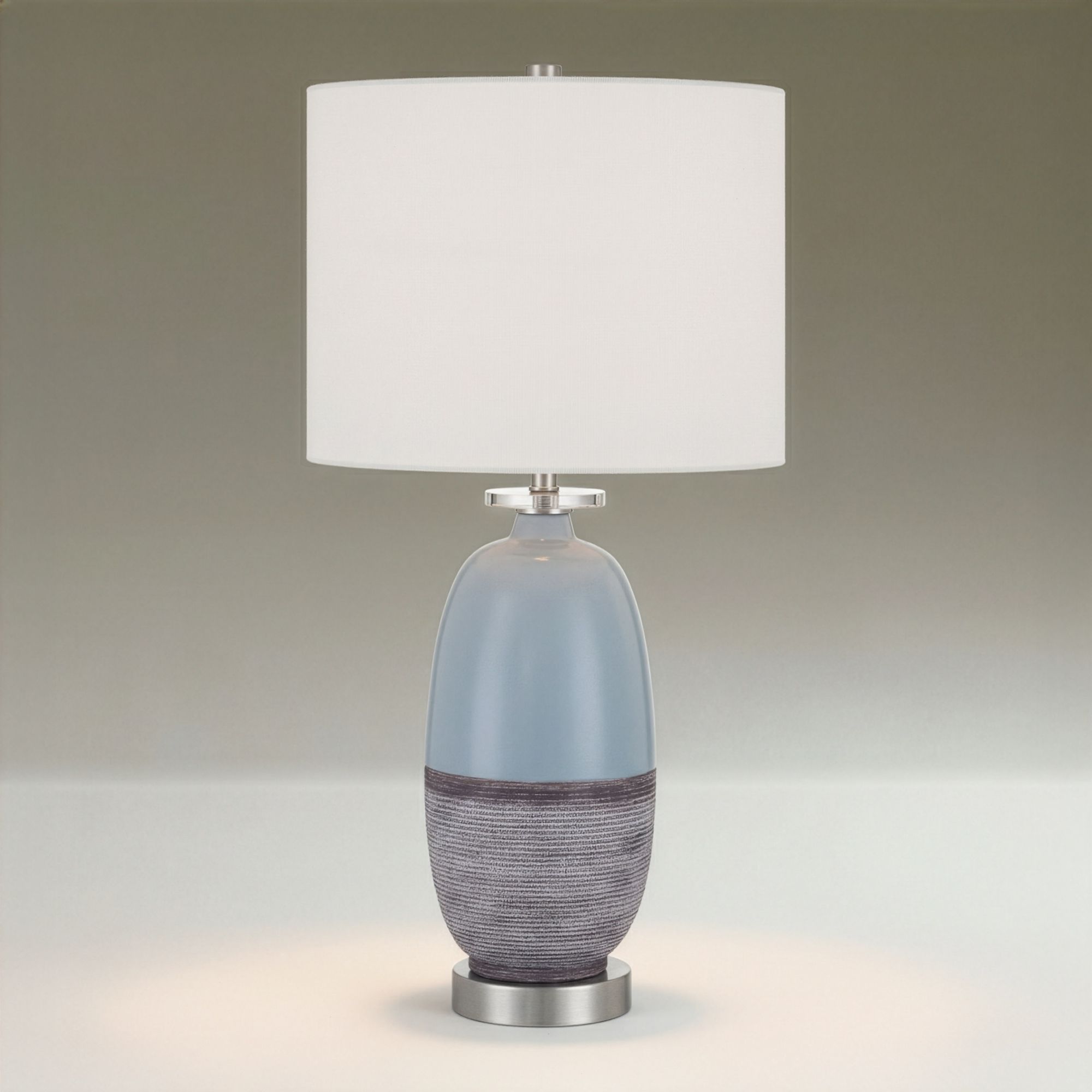 Stratos 26 1/4" High Blue Cloud Ceramic Table Lamp Set of 2 in scene