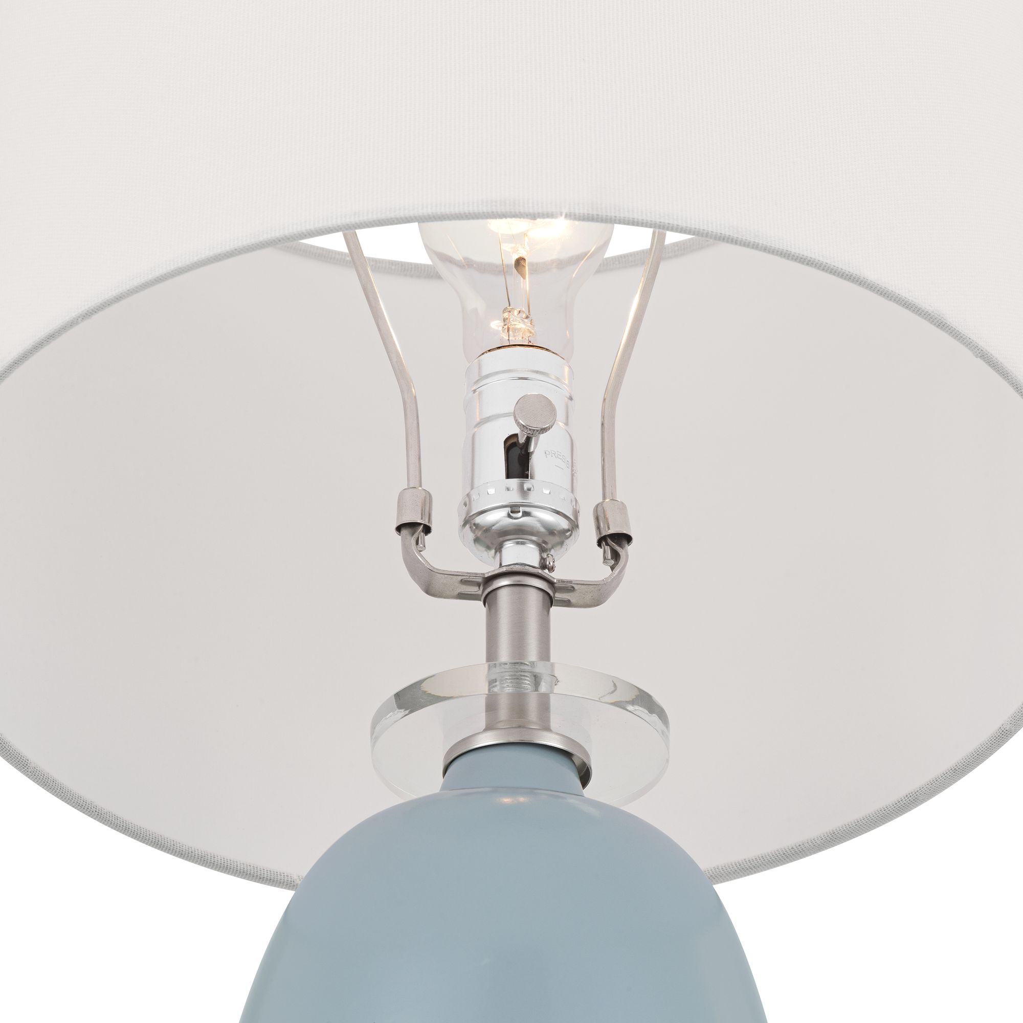Image 5 Stratos 26 1/4" High Blue Cloud Ceramic Table Lamp more views