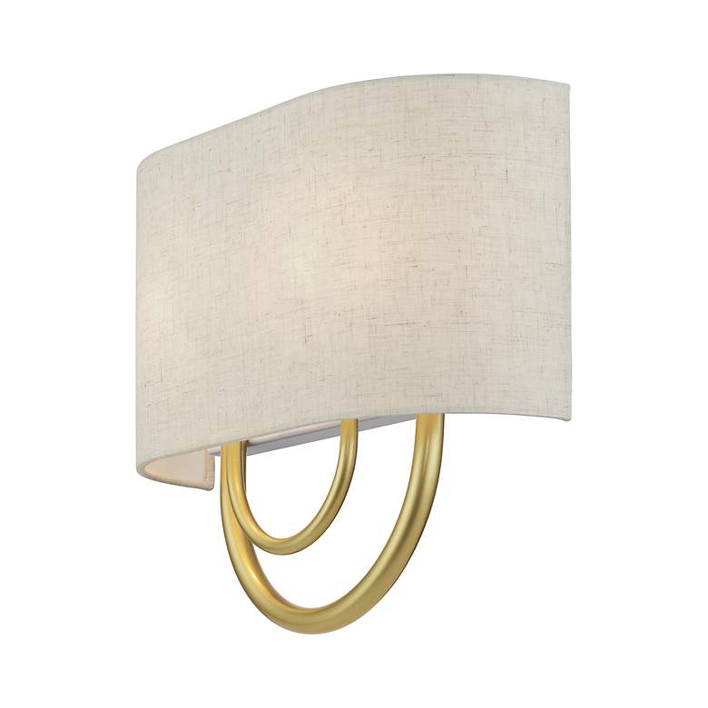 Image 5 Stratton 11" High Soft Gold Wall Sconce more views