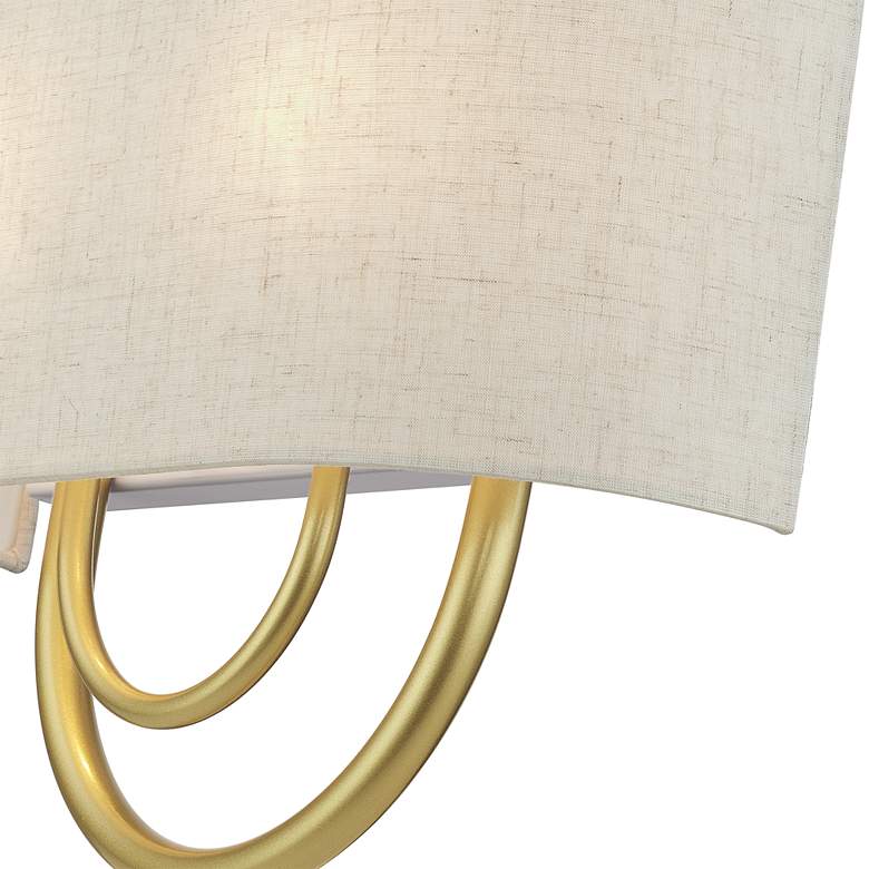 Image 6 Stratton 11" High Soft Gold Wall Sconce more views