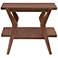 Stratton 24" Walnut Wooden End Table