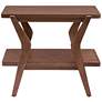 Stratton 24" Walnut Wooden End Table