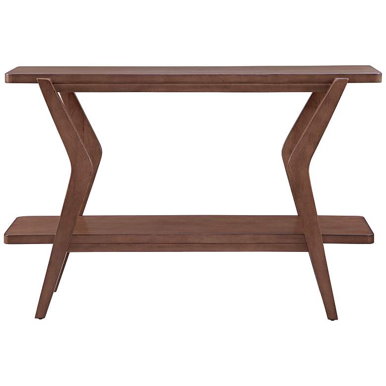 Image 2 Stratton 48" Wide Walnut Console Table
