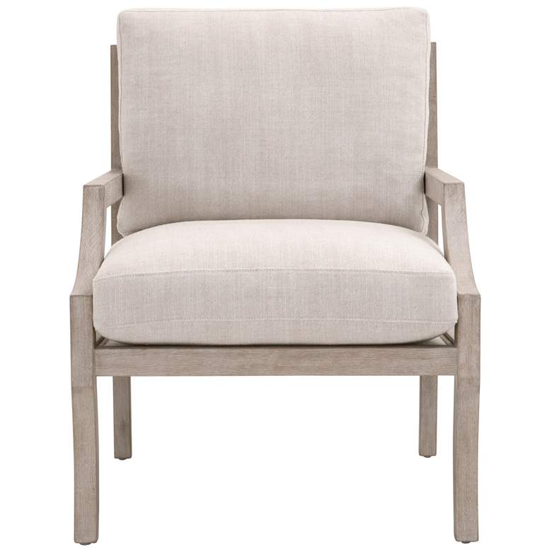 Image 1 Stratton Club Chair, Bisque, Natural Gray Beech
