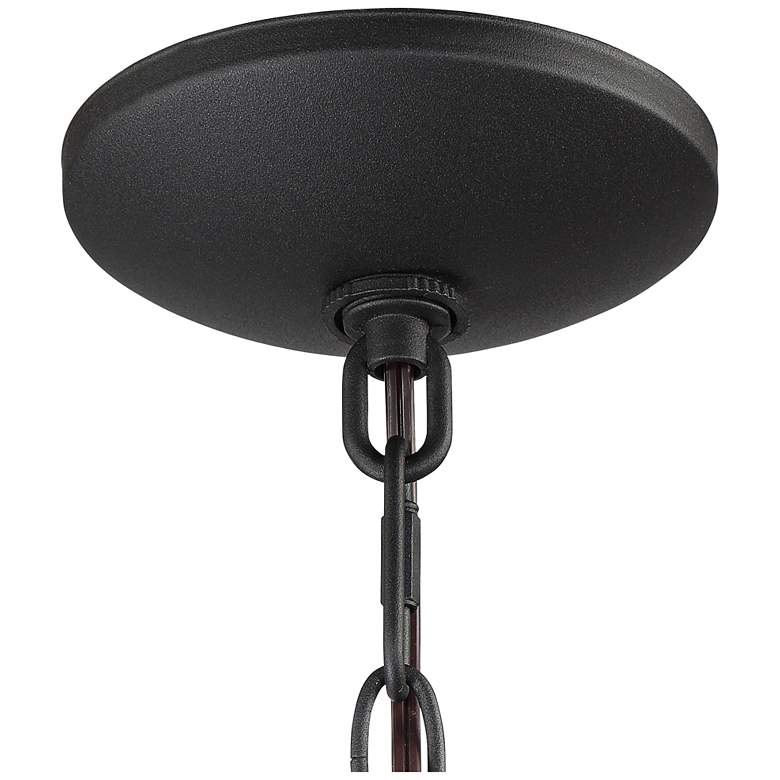 Image 4 Stratton Street 16 1/2 inch High Black Outdoor Hanging Light more views