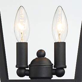 Image3 of Stratton Street 18 1/2" High Black Outdoor Post Light more views