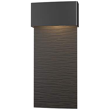 Stratum 21 3/4" High Coastal Black LED Outdoor Wall Light