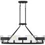 2_Stratum 37 3/4" Wide Royal Ebony 6-Light Island Chandelier more views