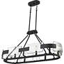 3_Stratum 37 3/4" Wide Royal Ebony 6-Light Island Chandelier more views