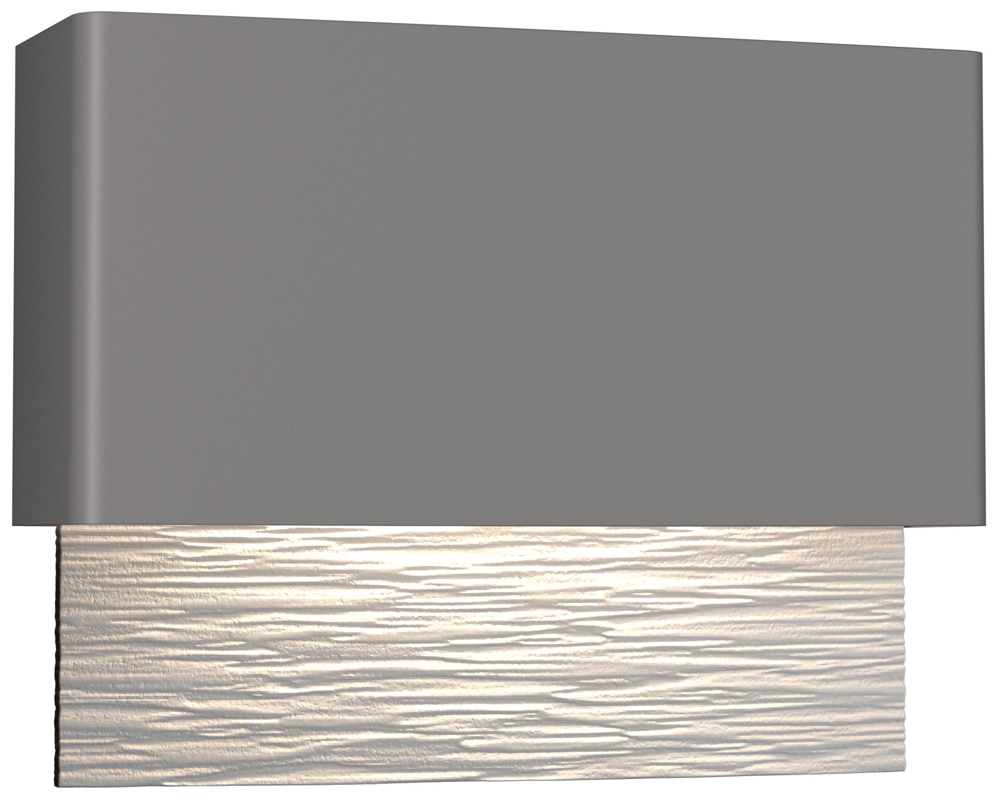 Stratum 9.5"H White Coastal Steel Dark Sky LED Outdoor Sconce Made to Order