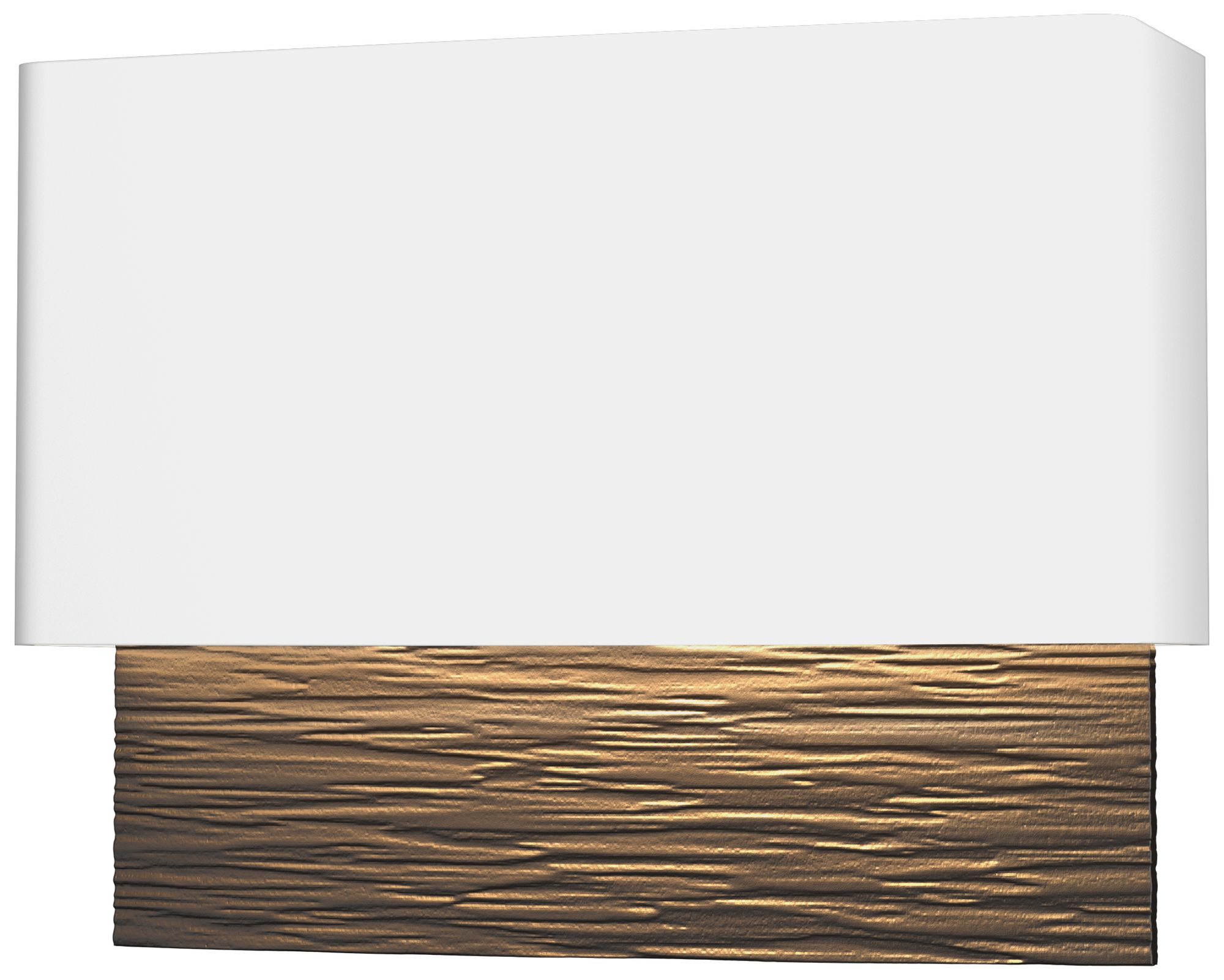 Stratum 9.5"H Bronze Coastal White Dark Sky LED Outdoor Sconc Made to