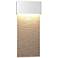 Stratum 9.5"H Large Steel Accented White Dark Sky LED Outdoor Sconce