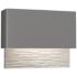 Stratum 9.5"H White Accented Coastal Steel Dark Sky LED Outdoor Sconce