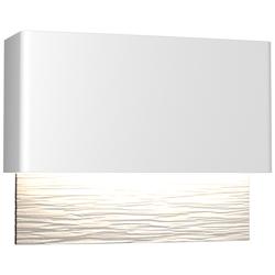 Stratum 9.5&quot;H White Accented Coastal White Dark Sky LED Outdoor Sconce
