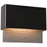 Stratum Dark Sky LED Outdoor Sconce - Black Finish - Steel Accents