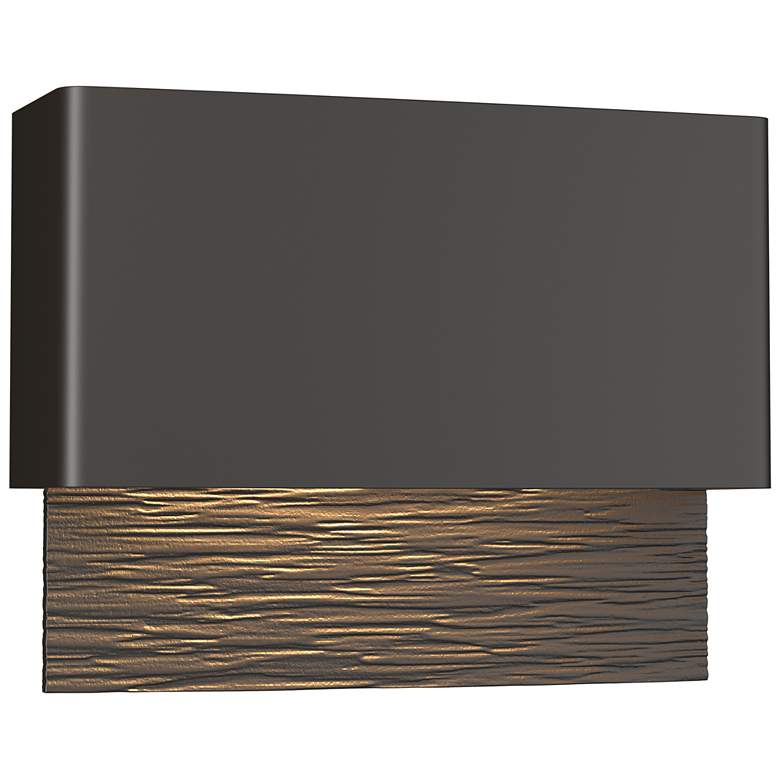 Image 1 Stratum Dark Sky LED Outdoor Sconce - Bronze Finish - Bronze Accents