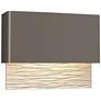Stratum Dark Sky LED Outdoor Sconce - Smoke Finish - Steel Accents