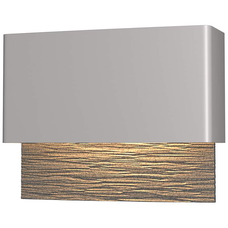 Image 1 Stratum Dark Sky LED Outdoor Sconce - Steel Finish - Iron Accents