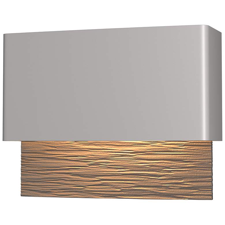 Image 1 Stratum Dark Sky LED Outdoor Sconce - Steel Finish - Smoke Accents