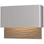 Stratum Dark Sky LED Outdoor Sconce - Steel Finish - Smoke Accents