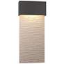 Stratum Large Dark Sky LED Outdoor Sconce - Bronze Finish - Steel Accents