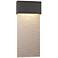 Stratum Large Dark Sky LED Outdoor Sconce - Bronze Finish - Steel Accents