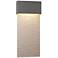 Stratum Large Dark Sky LED Outdoor Sconce - Iron Finish - Steel Accents