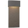 Stratum Large Dark Sky LED Outdoor Sconce - Iron - Iron Accents