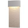 Stratum Large Dark Sky LED Outdoor Sconce - Steel Finish - Steel Accents
